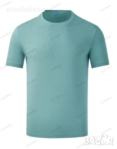 Мъжка семпла ежедневна тениска с къс ръкав, 9цвята , снимка 11 - Тениски - 48473454