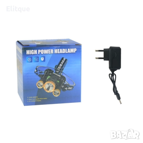 Фенер за глава с регулируема лента и вградена акумулаторна батерия FL100, снимка 4 - Други - 52805579