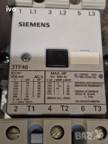 конектор siemens 3tf46, снимка 2 - Друга електроника - 53934191