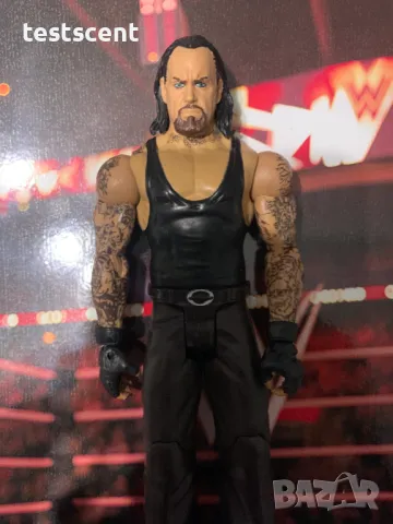 Екшън фигура WWE The Undertaker Гробаря Mattel играчка action figure, снимка 5 - Колекции - 48502982