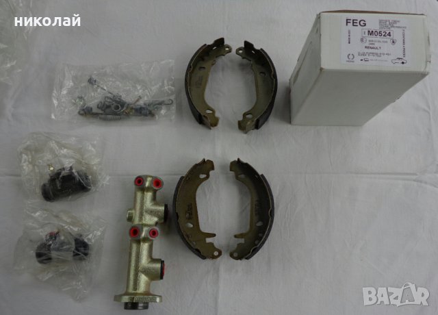 Части за Рено R19, R 21, super 5,спирачна помпа, спирачни цилиндърчета задни, накладки чисто нови, снимка 1
