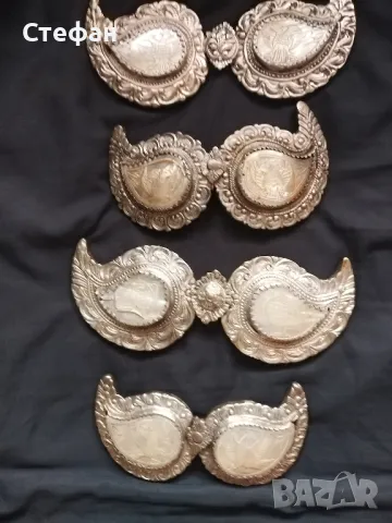 Сребърна, възрожденска пафта., снимка 5 - Антикварни и старинни предмети - 49223973