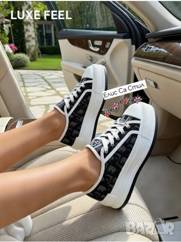 Dior ⚜️Дамски Кецове , снимка 4 - Кецове - 54008182