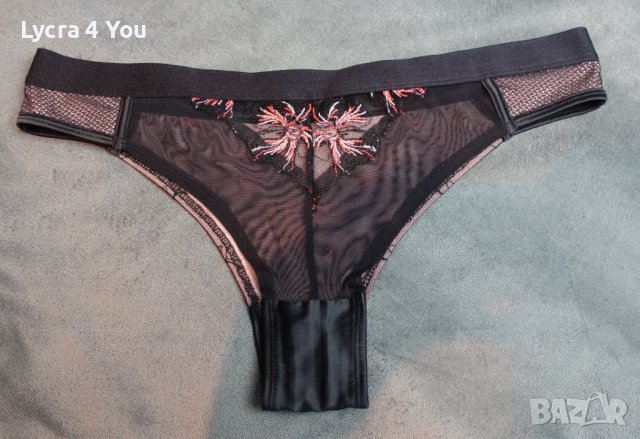 M/L страхотни бразилиани от сатен, тюл и дантела, снимка 11 - Бельо - 38541916