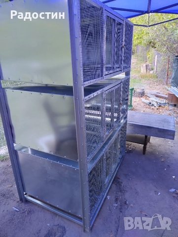 Триетажна клетка за зайци , снимка 3 - Други стоки за животни - 51858079