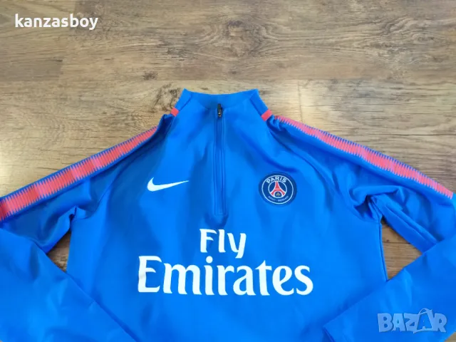 Nike PSG Y NK DRY SQD - страхотна юношеска блуза КАТО НОВА 147-158см., снимка 3 - Детски анцузи и суичери - 48030804
