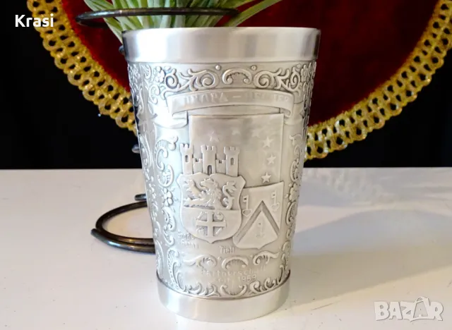 Чаша от калай за вино Europa. 