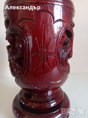 Китайска ваза, снимка 3 - Вази - 53919014