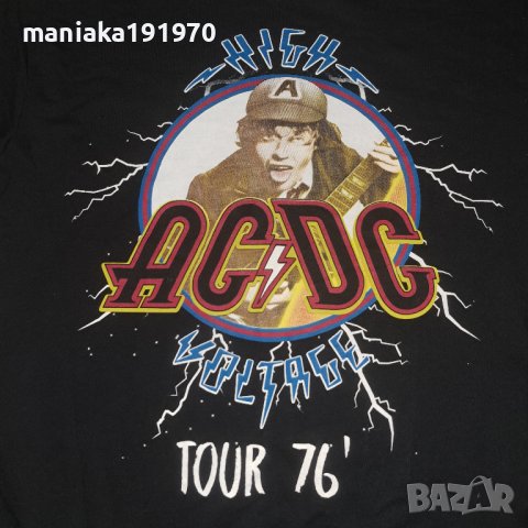 AC/DC мъжка блуза (М), снимка 2 - Блузи - 40200477