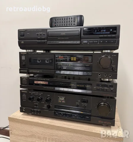 🔈Ретро аудио система - сет TECHNICS - Class AA - усилвател, сд, дек, тунер🔈, снимка 2 - Аудиосистеми - 56244783