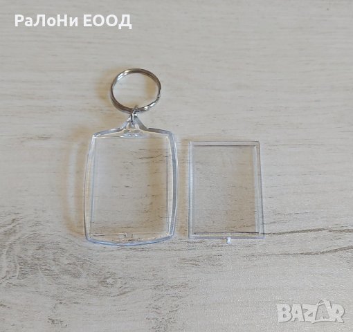 Пластмасов ключодържател с вложка, снимка 2 - Сувенири на едро - 42919824