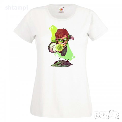 Дамска тениска DC Green Lantern Star Wars Игра,Изненада,Подарък,Геймър,, снимка 3 - Тениски - 36787174