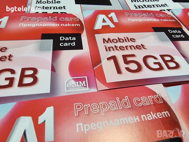 esim prepaid card 50GB A1 ,есим предплатена карта 50гб  на А1/Мтел/, снимка 8 - Apple iPhone - 44392223