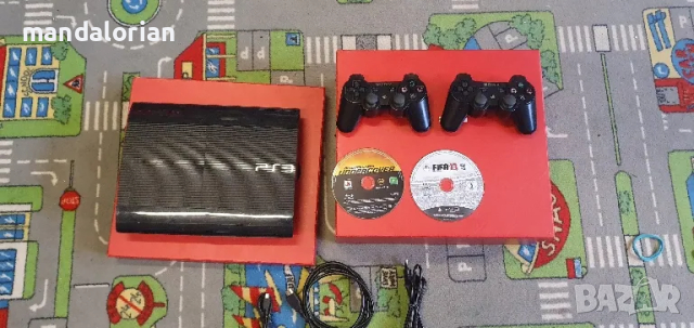 sony Playstation 3 ps3 super slim с игри без забележки 
