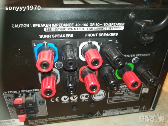 onkyo tx-sr507 hdmi 380w receiver 0903211137, снимка 13 - Ресийвъри, усилватели, смесителни пултове - 32092282