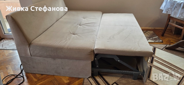 Разтегателен диван с механизъм , снимка 5 - Дивани и мека мебел - 52631337