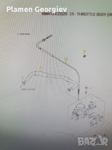Жило за газ за Сузуки Игнис 1.5, снимка 3 - Части - 52009017