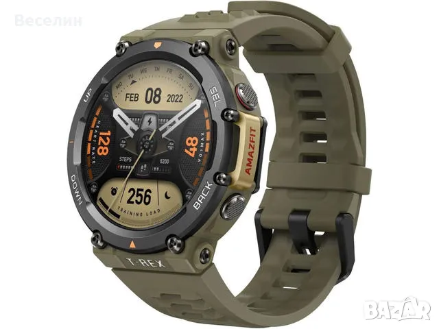 Amazfit T-Rex 2 Smart Watch - Wild Green, снимка 16 - Смарт гривни - 48974553