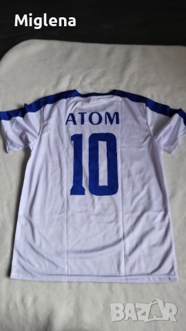 Тениска Maillot Newteam Blanc/Bleu – Oliver Atom, Размер L