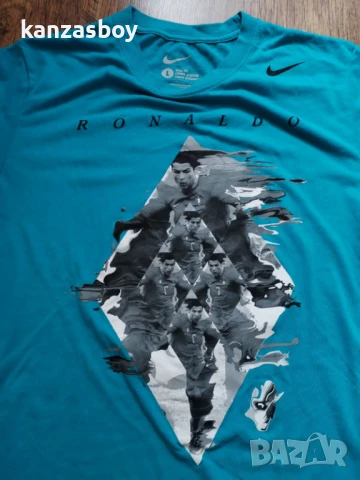 Nike T-Shirt CR7 Hero Neo Turquoise - страхотна мъжка тениска Л, снимка 3 - Тениски - 51330888