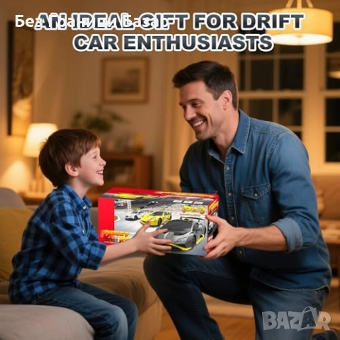 Нова играчка RC Дрифт автомобил 35 km/h 4WD LED светлини 1:18 High Speed, снимка 7 - Коли, камиони, мотори, писти - 52470828