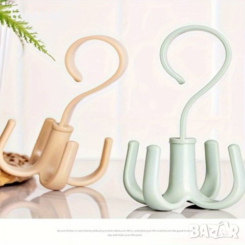 Въртяща се закачалка за дрехи розова, снимка 7 - Органайзери - 44483738