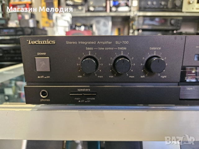 Усилвател Technics SU-700 Две по 70 вата на 4 ома. В перфектно техническо и много добро визуално със, снимка 3 - Ресийвъри, усилватели, смесителни пултове - 52810815