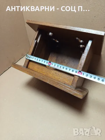 Стара Холандска Дървена Кутия., снимка 12 - Антикварни и старинни предмети - 49238763