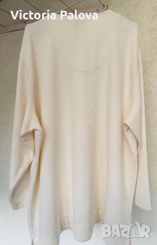 Голяма кремава блуза DONNA LISA BY BORGELT, снимка 7 - Блузи с дълъг ръкав и пуловери - 39341415