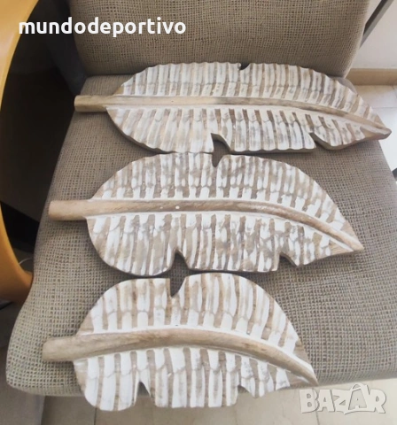 Декорация за стена от дървени листа, снимка 2 - Декорация за дома - 54251797