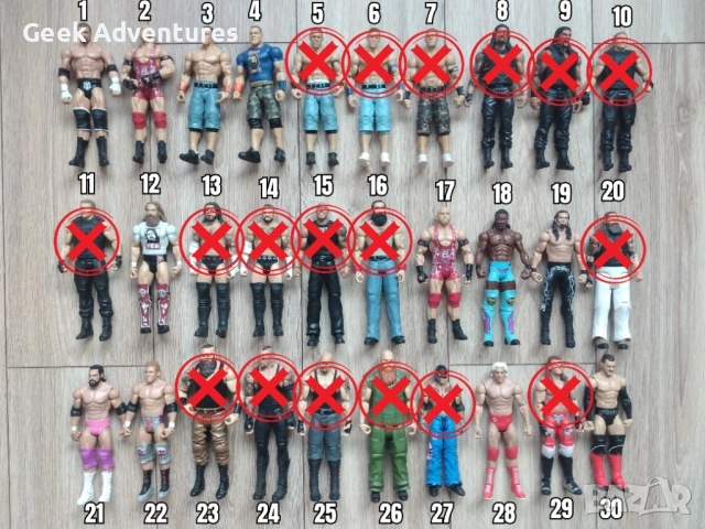 Екшън Фигурки WWE Кеч Pro-Wrestling Action Figures Ambrose Reigns Cena 2/3