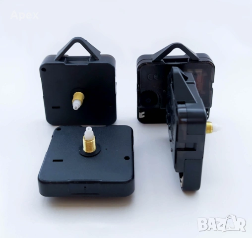 Безшумен Механизъм за Стенен Часовник Плавен Ход.Качествени Механизми за Стенни Часовници с Дълга Ос, снимка 2 - Стенни часовници - 54070574