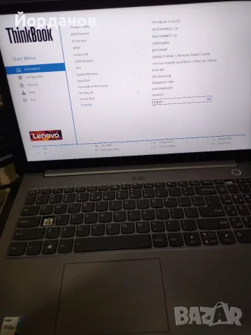 Lenovo Thinkbook 16 G2 ITL/Core i5-1135G7/8gb.ram. цял за ремонт или части, снимка 6 - Лаптопи за работа - 56010530