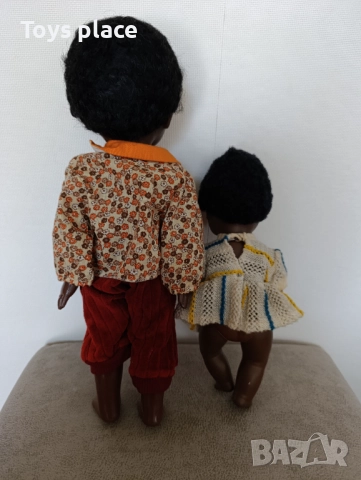 Стара кукла негърка от 60те години , снимка 5 - Колекции - 51709057