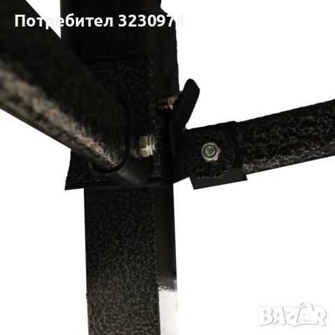 Професионална водоустойчива търговска и градинска шатра 3x3 м – Стоманена конструкция, снимка 4 - Градински мебели, декорация  - 56108212