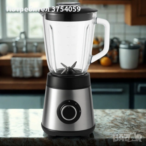 Блендер Muhler, 500W, 1.5 л, стъклена кана, снимка 2 - Блендери - 53130749