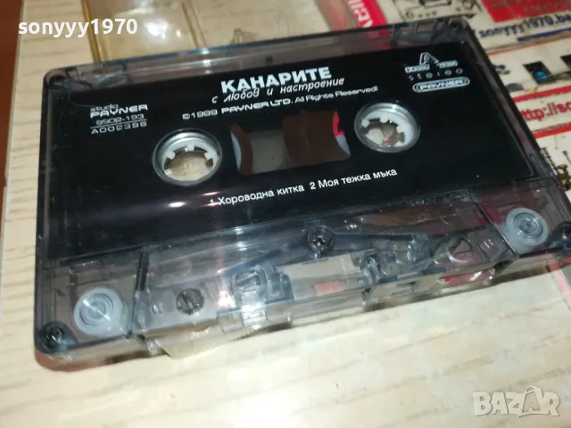 КАНАРИТЕ-ОРИГИНАЛНА КАСЕТА 1405251411, снимка 14 - Аудио касети - 50285498