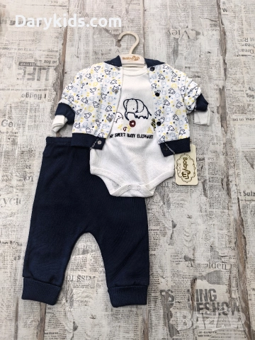 Детски комплект от три части, снимка 2 - Комплекти за бебе - 52868408