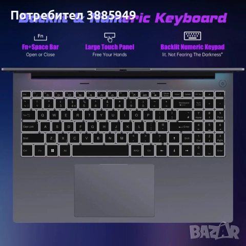 ACEMAGIC FHD Gaming CPU-7735HS 16GB/512GB, снимка 4 - Лаптопи за игри - 52622475