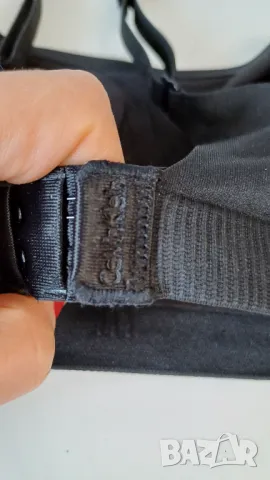 Черен сутиен Calvin Klein Без банели. М, снимка 8 - Бельо - 49148165