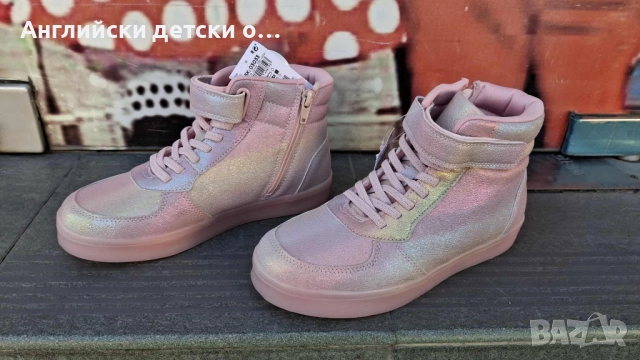 Английски светещи кецове-Next, снимка 2 - Детски маратонки - 52374281