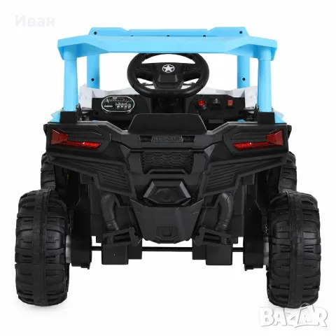 ТОП ЦЕНА!НОВО!Акумулаторен джип/UTV Gobi Go BLUE с 12 V батерия,USB,функция люлеене,дистанцинно, снимка 4 - Детски велосипеди, триколки и коли - 55843807