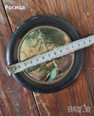 Кръгла картина Люнебург, снимка 3 - Антикварни и старинни предмети - 53959088