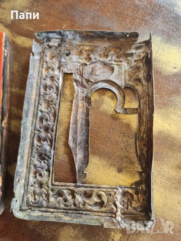 Руска икона с имперска ,царска проба 84. Датирана 1882 г., снимка 16 - Антикварни и старинни предмети - 40800405