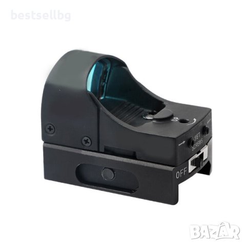 Малък червен и зелен лазерен мерник прицел за въздушна пишка пистолет, снимка 3 - Оборудване и аксесоари за оръжия - 42649545