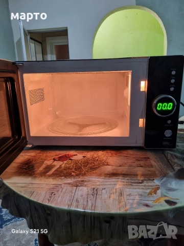 микровълнова фурна с грил , снимка 3 - Микровълнови - 52876038