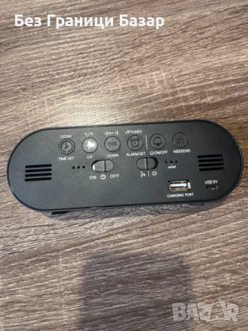 Нов Музикален LED будилник с USB захранване и голям дисплей за стая дом, снимка 5 - Друга електроника - 53204603