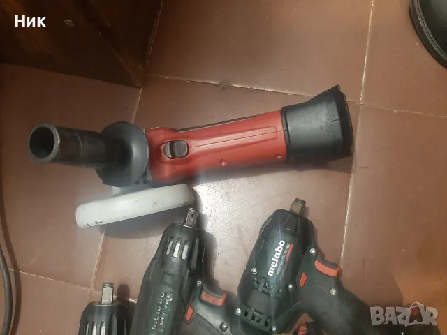 Безчеткови гайковерти Метабо и ъглошлайф, снимка 5 - Други инструменти - 50233698