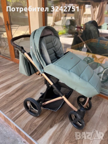 Бебешка количка 2 в 1 Bebetto Flavio Premium  Class, снимка 8 - Детски колички - 54342095