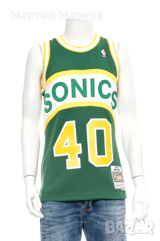 Mitchell & Ness Swingman Jersey Seattle SuperSonics - Shawn Kemp 1994-95 Jersey , снимка 8 - Спортни дрехи, екипи - 56233997